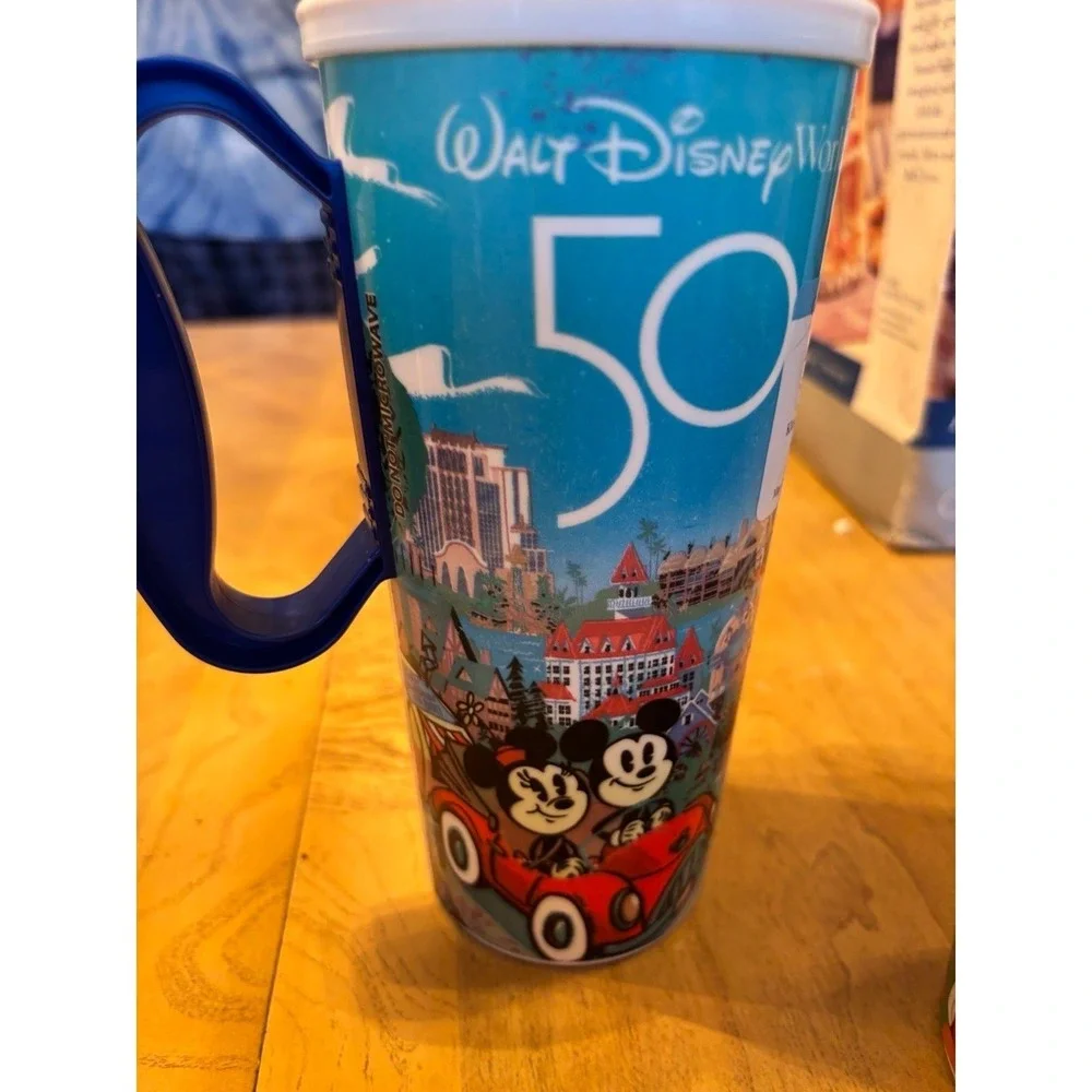 Lot of 3 Walt Disney World Travel Tumbler Mugs assorted - Picture 4 of 4